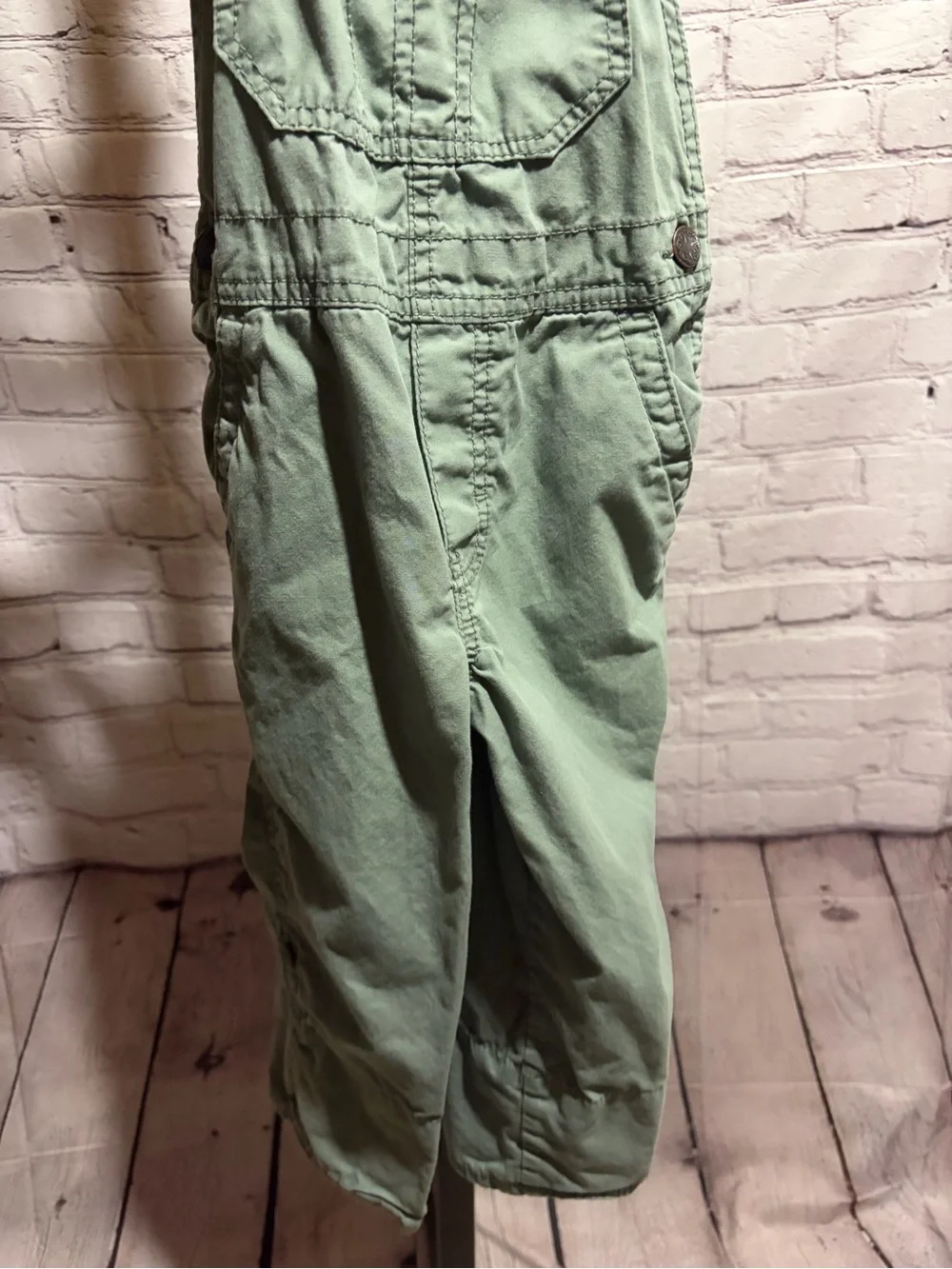 OshKosh B'gosh Light Green Kids Overalls